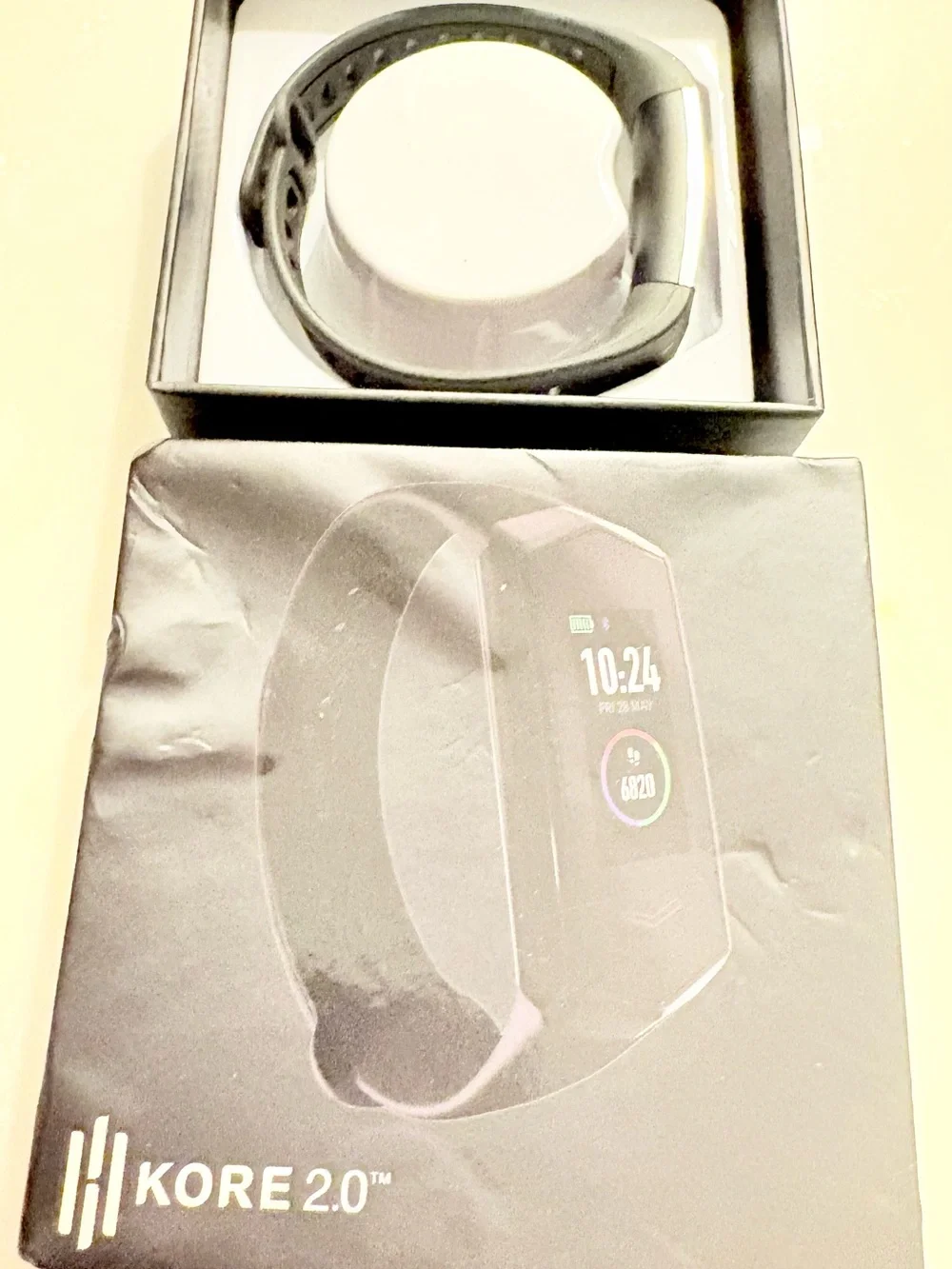 KORE 2.0 Activity Tracker Wristband Calorie/Pedometer/ Sleep Black iOS/Android